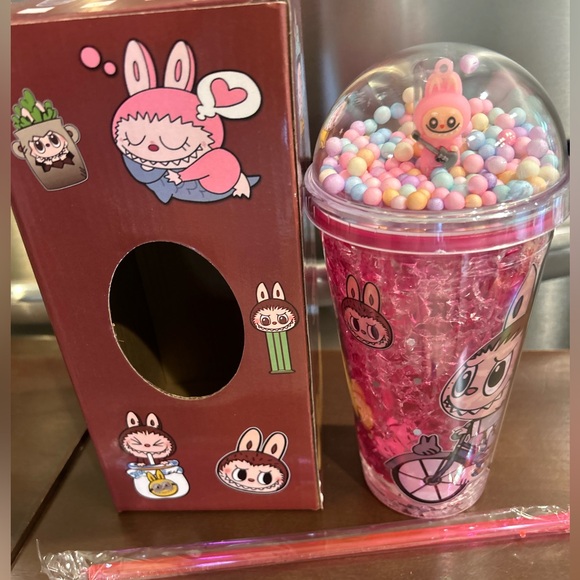 Colorful labubu Character Tumbler. 4 COLORS & they light up too. $20.00 EACH - Picture 2 of 3